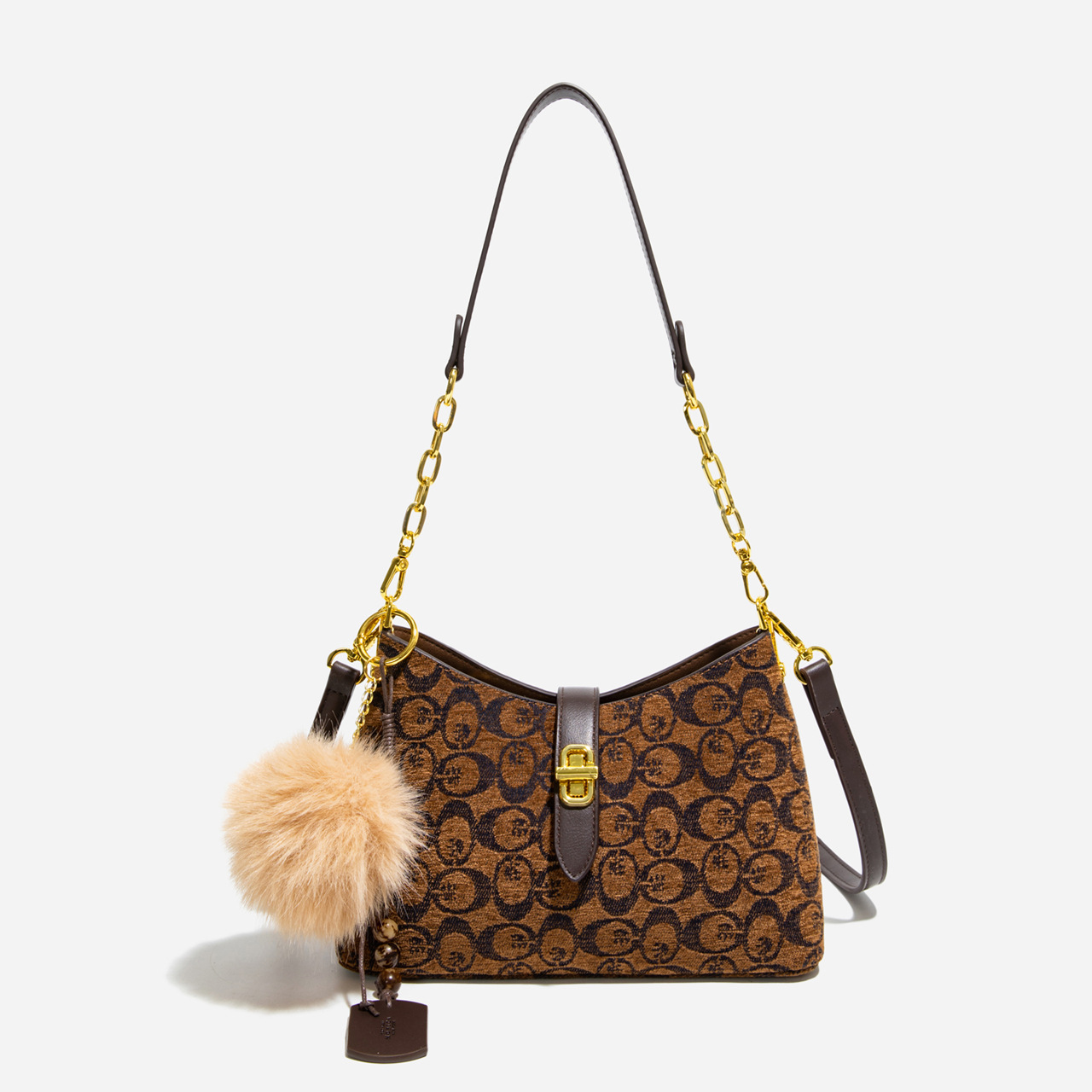 Women's Crossbody Bag Drawstring Handbag High-End Fashion Winter Style New Design - Image 7