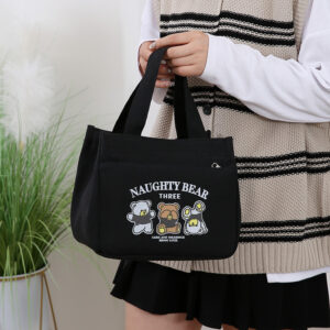 High-Quality Canvas Tote Moms, Simple Box For Outings, Commuting, Thickened Work Lunch Bag