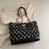Checkered black