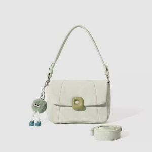 Niche High-end Underarm 2026 New Fashion Light Shoulder Crossbody Bag Simple Soft Leather Handbag With Floral