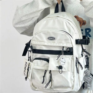 Versatile Tooling Style School Bag Female Student Large Capacity Japanese Travel Backpack Male