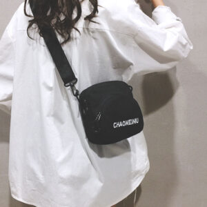 Trendy Textured Small For Women New 2026 Summer Stylish Canvas Mini Versatile Shoulder Crossbody Bag