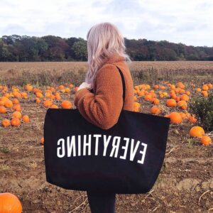 Eco-friendly Tote Oversized Canvas Bag, Reusable Large Shopping Bag.
