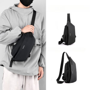 New Men’s Multi-compartment Breast Shoulder Casual Fashion Trend Multifunctional Anti-splashing Messenger Bag