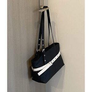 2026 New Large-Capacity Polka Dot Motorcycle Studets, Commutig, Hadheld Shoulder Bag, Patchwork Uderarm Bag For