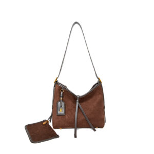 Monica Chiki Deerskin Embossed Large Capacity Coin Purse Korean Style Shoulder For Women Mother Bag