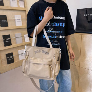 Large Capacity Casual Going Out, Tutoring Bag, Trendy Korean Style Shoulder Crossbody Tote Bag For Women In 2026