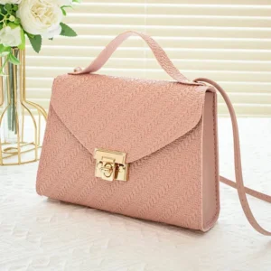Square Bagsmall Fashion PU Leather Shoulder Casual Small Cross Body Bag Womens Light Y Handbag 240910