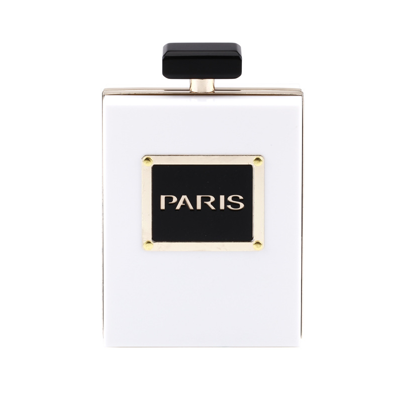 2020 New Transparent Acrylic Vertical Square Single Shoulder Crossbody Party Dress Evening Bag For Women - Image 4