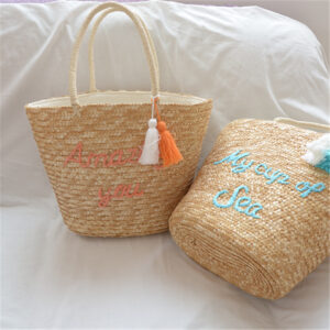 New Straw Tassel Handbag Fashionable And Versatile Holiday Travel Large Capacity Women’s Bag