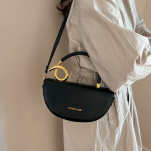Stylish Crossbody Shoulder Bag High Quality Large Capacity Casual Commuter Handbag For Women Winter Saddle Fit