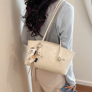 2026 Spring/Summer Gentle Style Tote Bag, Students, Suitable For Class Commuting, Fashionable And Luxurious, Versatile