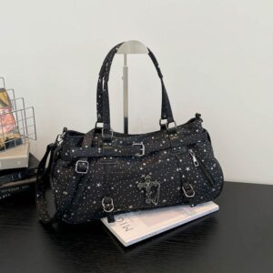 2026 Niche Dumpling-shaped Large-capacity New Fashion Versatile Trendy Cross-shaped Tote Shoulder Underarm French Bag
