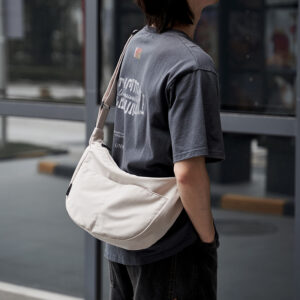 Men’s Women’s Bags New Fashion All Match Oxford Cloth Large Capacity Dumpling Shoulder Messenger Sports Bag Trend