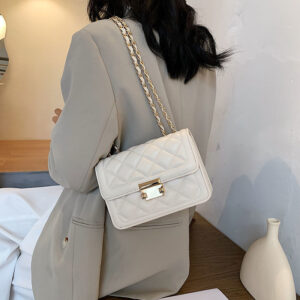 Summer Small 2026 Trendy New Fashion Quilted Chain Internet Celebrity Ins Shoulder Crossbody Bag For Women
