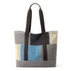 Blue stitching