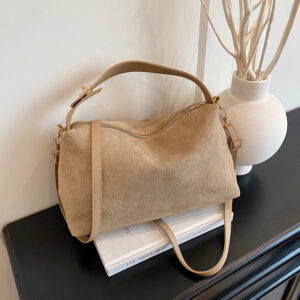 High-End Large Capacity Simple Commuter Shoulder Handbag Autumn Winter Cross-Border Fashion Versatile Women’s Bag