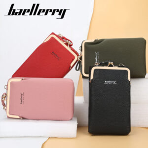 Clutch for Women Versatile Vertical Shoulder Fashionable Pebbled Mobile Phone Bag High-end Wallet