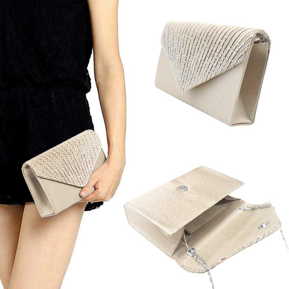 New Ladies Bridal Bag Handbag Suitable For Wedding Evening Prom Various Parties - Image 3