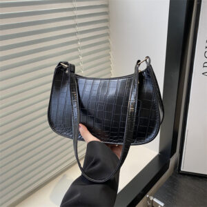 Trendy Women’s 2026 Spring Fresh Fashion Shiny Stone Pattern Small Square Casual Stylish Underarm Shoulder Bag