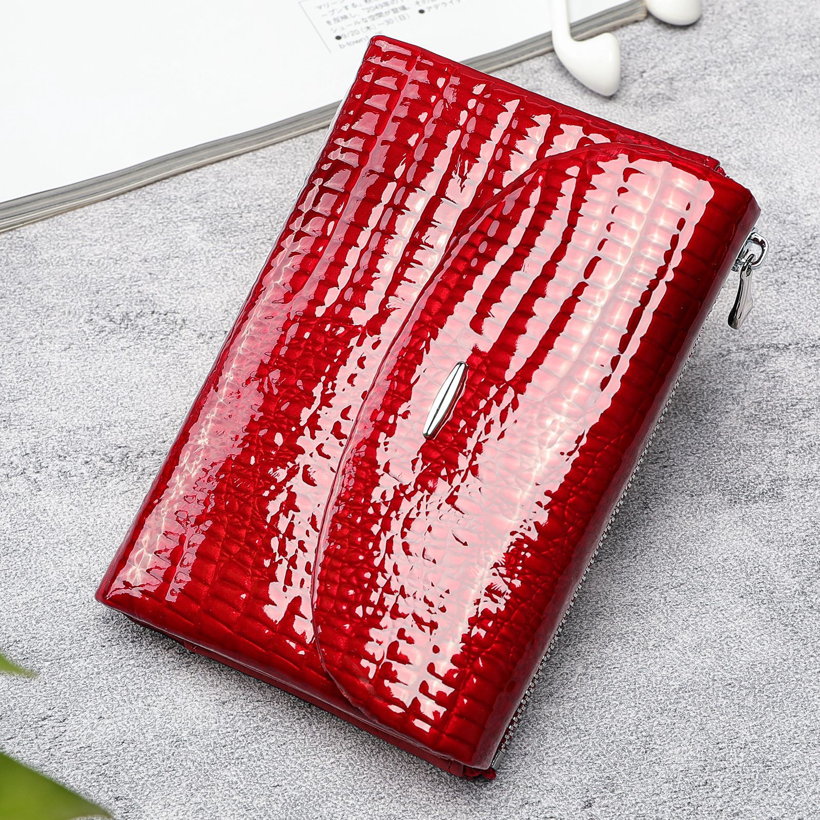 New Women High End Short Genuine Leather Stall Supply Wallet Fashion Coin Purse - Image 6