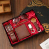 7-piece set in brown: belt