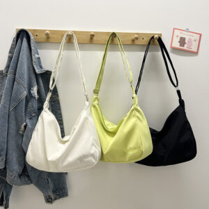 Canvas For Women 2026 New Summer Simple Fashion Shoulder Lightweight Large Capacity Commuter Crossbody Bag