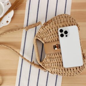 New Niche Style Paper Rope Braided Crossbody Seaside Holiday Beach Bag