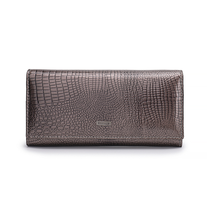 Fashion Magnetic Zippered Women's PU Leather Wallet (Long Version) - Image 9