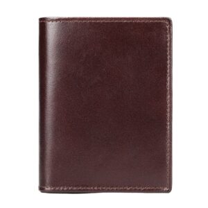 Cowhide Rfid Anti Theft Short Horizontal Genuine Leather Retro Wallet Men’s Bank Card Bag