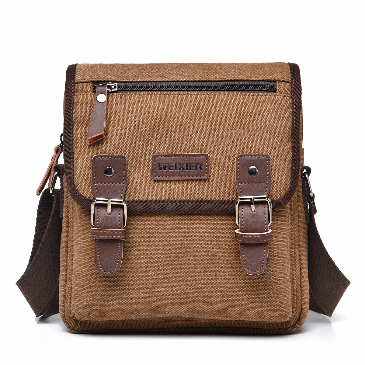 Canvas Messenger High End Shoulder Casual Large Capacity Men's Bag Backpack - Image 5