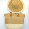 Hat + bag set Mika braid