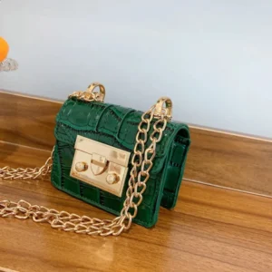 PU Mini Handbags Woman Chain Shoulder Tote Bag 250804