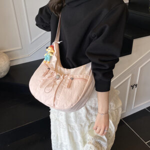 Fashion Commuter Large Capacity Shoulder Crossbody For Women 2026 New Casual Tote Korean Style Underarm Horn Bag