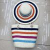 3)Colorful striped bag