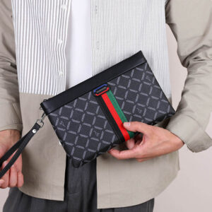 Large Capacity Business Envelope Men’s High End Fashion Personality Trend Clutch Bag