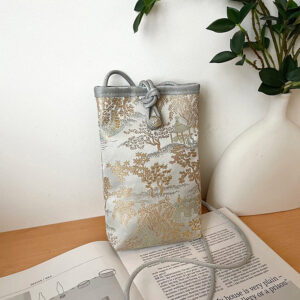 Chinese Style Mini Phone For Women 2026 Spring New Fashion Embroidered Small Square Simple Stylish Crossbody Bag