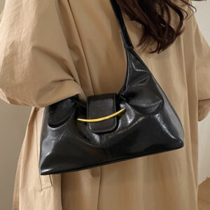 Simple Everyday Retro Large Capacity Single Shoulder Underarm Bag For Women New Spring Commuting Crossbody Handbag