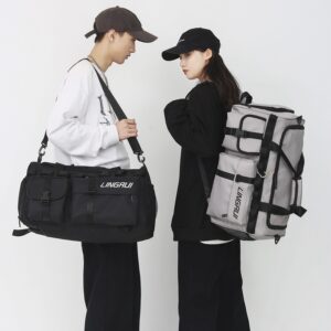 Men’s Multifunctional Handbag Crossbody Large Capacity Travel European American Style Trendy Sports Fitness Bag