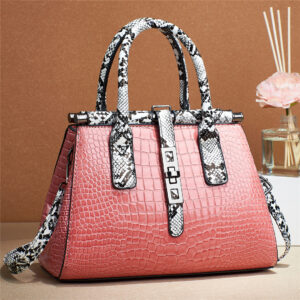 Women’s Bags snake stone pattern high-quality large-capacity cross-border special shoulder hand-held texture women’s bag