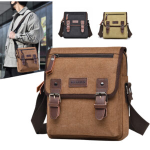 Canvas Messenger High End Shoulder Casual Large Capacity Men’s Bag Backpack