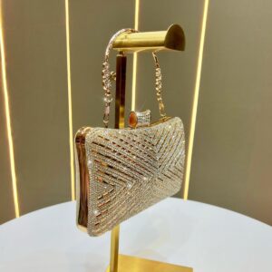New Women’s With Rhinestones, Ladies’ Clutch Socialite Evening Bag, High-End Handbag, Single Shoulder Crossbody Bag
