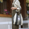Black and white polka dot