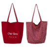 Ourfave Red Plaid Double-sided