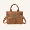Double zipper - Brown