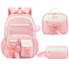 pink three piece suit