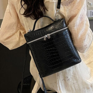 Simple, Stylish, Portable, Large-capacity Commuter Handbag For Women, 2026 New Model, Niche Textured Backpack And