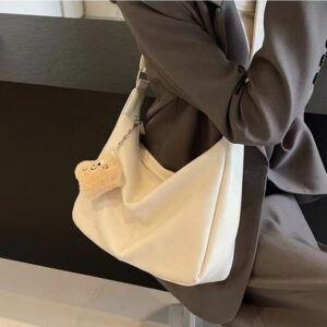 2026 New Soft Leather Casual Large Capacity Commuter For Women, High-End Vintage Versatile Shoulder Crossbody Bag