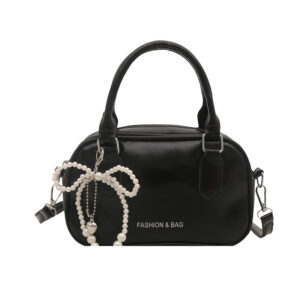 Handheld Red For Women Summer 2026 New Trend Korean Niche Bowling Versatile Crossbody Small Square Bag