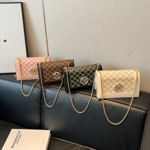 Women’s Crossbody Simple Print Trendy Versatile Chain Design New Letter Shoulder Bag